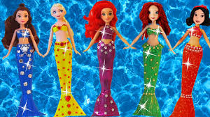 Play Doh Mermaid Sparkle Dresses Disney Princess Dress Up Games How To Make Doll Clothes Sparkle Dress Doll Clothes Up Game