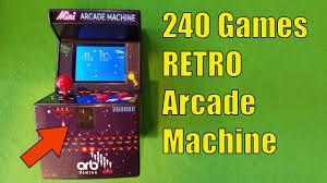 A brand new classic game machine styled to look almost exactly like the famous 1982 williams' robotron: Retro Arcade Machine With 240 Games One Mini Catch Youtube