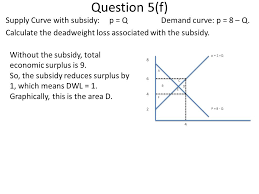 The sum of consumer surplus and producer surplus is social surplus, also referred to as economic surplus or total surplus. Office Hours 8 00am 8 50am Tuesdays Lums C85 Ppt Video Online Download