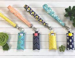 Chapstick Holder Keychain Are Helpful Sewing Tutorials Chapstick Holder Lip Balm Holder