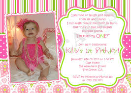 I am so excited that my. 1st Bday Invitation Quotes Quotesgram