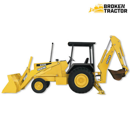 John Deere 300D Backhoe Loader