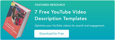 Just enter or paste youtube url and tool does the rest. 5 Youtube Description Templates That Have Helped Our Videos Go Viral