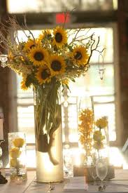 Pin By De Vrendenberg On Centerpieces Sunflower Wedding Centerpieces Sunflower Centerpieces Rustic Wedding Centerpieces