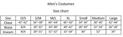 Size Charts Be Wicked