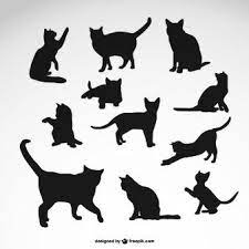 Baixe Vetores E Fotos Gratuitas Projeto No Freepik Com Dessin De Chat Noir Silhouette Chat Silhouette Chat Noir