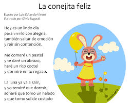Poema infantil: La conejita feliz | Escritor Luis Eduardo Vivero