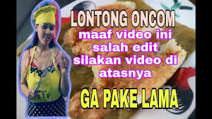 Makanan satu ini biasanya digunakan pengganti nasi. Cara Cepat Dan Mudah Buat Lontong Isi Oncom Youtube