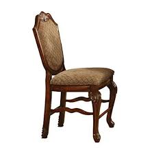 Chateau De Ville By Acme 04084 Counter Height Chair Set Of 2 Dining Chairs Upholstered Dining Chairs Counter Height Chairs