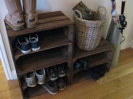 Order now for fast & free shipping on select orders. Wooden Shoe Rack Shelf Crate Dark Brown Excellent Quality Etsy Shoe Rack With Shelf Shoe Rack Wooden Shoe Racks