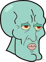 Handsome Squidward Funny Spongebob Cartoon Meme Shirt De Theteemachine Spongebob Cartoon Spongebob Drawings Meme Stickers