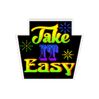 Produces commercials, tv series, films, fiction and animation (easylab). Encourage Take It Easy Sticker
