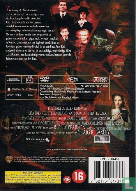 The Diary of Ellen Rimbauer DVD (2003) - DVD - LastDodo