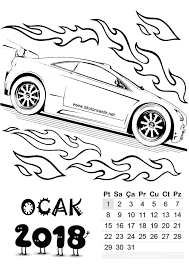 2018 Takvim Yapimi Erkek Okuloncesitr L Preschool Boyama Sayfalari Boyama Kitaplari Okul