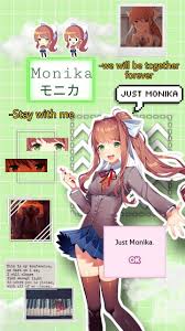 Anime wallpapers doki doki literature club! Monika Wallpaper Literature Club Literature Anime Wallpaper
