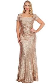 Plus Size Gold Sequin Long Dress Evening Dresses Plus Size Bridesmaid Dressing Gowns Sequin Bridesmaid Dresses