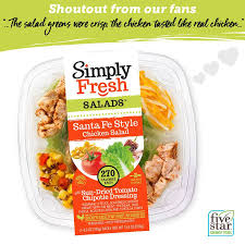 I Happened To Pick Your Santa Fe Style Chicken Simply Fresh Salad At Costco Today I Don T Usually Buy Pre Packaged Sal Packaged Salad Blt Salad Fresh Salads