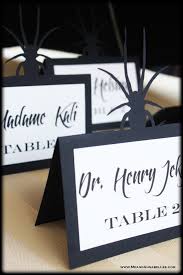 I spent a lot of hours printing the cards for each guest out… no like, a lot of hours. Diy Halloween Wedding Escort Cards Gothic Cricut Me And Annabel Lee