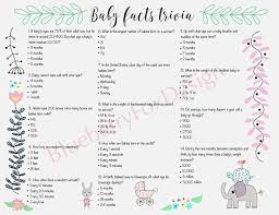You can use this swimming information to make your own swimming trivia questions. Baby Shower Game Baby Facts Trivia Printable Instant Etsy Baby Facts Action Cards Baby Shower Jeopardy