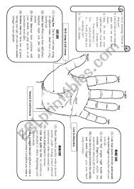 A star is composed of three short lines, if it appears on the life line, it indicates illness. Palm Reading What The Lines On Your Palm Can Tell About You Esl Worksheet By Anhtuando