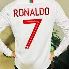 Amazon com zzxysy cristiano ronaldo 7 juventus men s away. Nike Shirts Portugal Ronaldo Mens Away Long Sleeve Jersey Poshmark