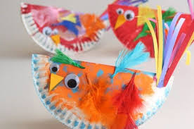 Easy Bird Crafts For Toddlers Paper Plate Rocking Birds Bird Crafts Easy Arts And Crafts Crafts