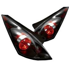 Spyder Auto Nissan 350z 03 05 Euro Style Tail Lights Black 5006684 The Home Depot Tail Light Nissan 350z Spyder Auto