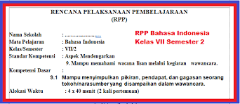 Pada postingan kali ini akan kami bagikan contoh format rekap penilaian aspek pengetahuan kurikulum 2013 untuk smp yang telah di revisi tahun 2017 dan juga file excel yang siap di download untuk bapak ibu rekan guru semua. Rpp Bahasa Indonesia Smp Kelas 7 Semester 2 Tahun 2019 2020 Kumpulan Rpp K13 Terbaru Lengkap