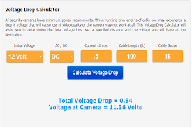 Voltage Drop Calculator Download Scientific Diagram