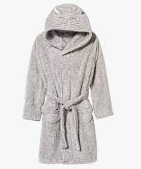 Robe de chambre le chat. Gemo Vetements Robe De Chambre Chat A Capuche Gris Fille Gemo