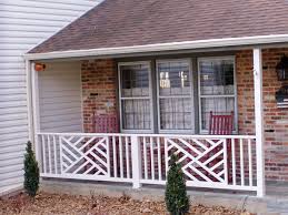 Mark the railing height on the posts. Prefab Chippendale Railings Balustrade Panels Http Www Vintagewoodworks Com Poly Chelsea Meade Hand Make Furniture Grade Fretwork In The Chinese Chippendale Style For Use In