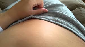 Baby Kicks And Squirms At 19 Weeks Pregnant Youtube