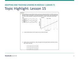 2 lesson 15 answer key nys common core mathematics curriculum 5 • 2 problem set 1. Adapting Curriculum Maps Intro To Module 1 Grade 7 Ppt Download