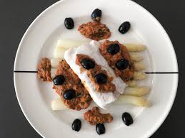See more ideas about seafood recipes, fish recipes, haddock recipes. Haddock With Asparagus Finished With Mediterranean Bell Pepper Paste Surprising Recipes