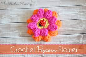 Popcorn stitch is a playful crochet stitch that adds dimension to your work. Crochet Popcorn Flower Free Pattern The Stitchin Mommy