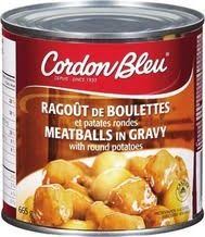 Ragout Cordon Bleu Cordon Bleu Stew De Metro Meatballs And Gravy Food Ragout