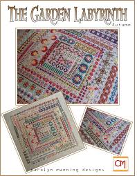 Introducing The Autumn Version Of The Garden Labyrinth Cross Stitch Series This Design Featur Cross Stitch Patterns Autumn Cross Stitch Patterns Cross Stitch