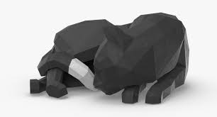 3d Cat Sleeping Model Cat Sleeping Cats Model