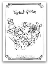 Free Vegetable Garden Coloring Books Printable Activity Pages For Kids Gardens Coloring Book Coloring Books Colorful Garden