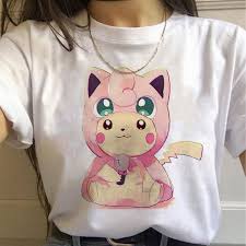 The aesthetic anime sticker pack is one of our newest releases and is actually our first ever sticker pack release. New Pokemon Summer Aesthetic Kawaii Pikachu Cute Oversized T Shirt Women Funny 90s Anime Figure Clothes Cartoon Streetwear Tops Buy At The Price Of 3 53 In Aliexpress Com Imall Com