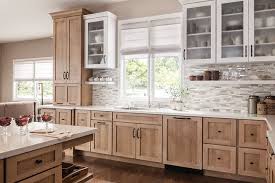 Schuler Cabinetry Dalton Quartersawn Oak Cappuccino And Cottage White Sheer Kitchen Renovation Kitchen Remodel Stained Kitchen Cabinets
