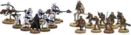 Legión es perfecto para llevar las batallas de star wars a tu mesa de juego, gracias a sus treinta y tres miniaturas sin pintar y muy fáciles de montar, todas las cartas, plantillas de movimiento, marcadores y piezas de terreno que necesitas para el combate. Star Wars Legion