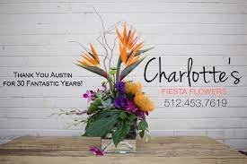 Get all the information you need on charlotte's fiesta flowers and contact them today to start planning your fiesta! Charlotte S Fiesta Flowers Voted Best Florist In Austin 5 Years In A Row Same Day Delivery In Austin And Surrounding Areas Local Austin Florist