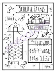 The office show coloring pages. Office Colors Pages Bundle In 2021 Coloring Pages Printable Coloring Book Office Colors