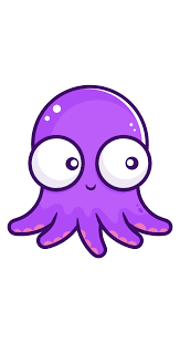 2,000+ vectors, stock photos & psd files. 18 Ide Cute Octopus Cartoon Mascot Di 2021 Kupu Kupu Biru Stiker Lucu