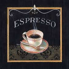 Tava Studios Espresso Fertig Bild 30x30 Wandbild Cafe Kaffee Kuche Deko Coffee Art Print Coffee Art Coffee Print