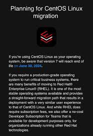 CentOS Depreciation