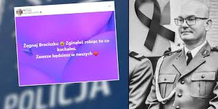 Wrocław. Śmierć policjantów. Poruszające pożegnanie Daniela Łuczyńskiego