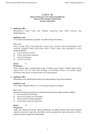 We did not find results for: Soal Dan Pembahasan Ujian Nasional Biologi Smp 2013 Paket 3