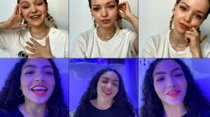 Next story katie holmes in denim out in new york 08/22/2020. Dove Cameron Instagram Live Stream 8 May 2020 Ig Live S Tv